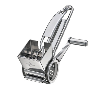 Stainless Steel Single Drum Rotary Cheese, Chocolate, and Nuts Grater