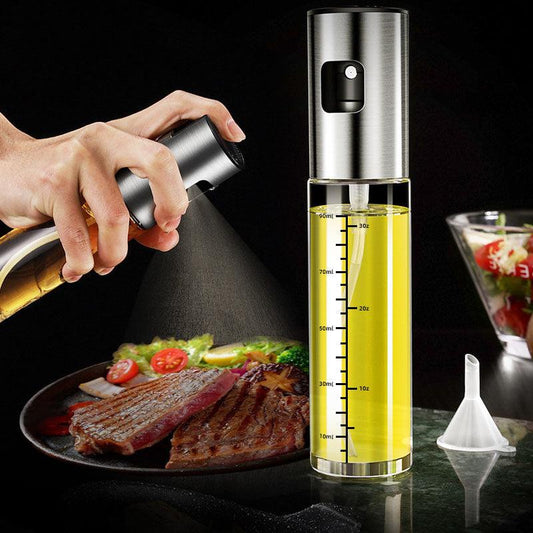 Oil Spray Bottle Dispenser Sprayer Olive Kitchen Accessories Gadget Cooking BBQ Barbeque Tools Utensils Sets Oil Spritzer for Salad BBQ Retro Portable Cooking Frying Barbeque Oil Spray Meat Grilling Spray Bottle For BBQ